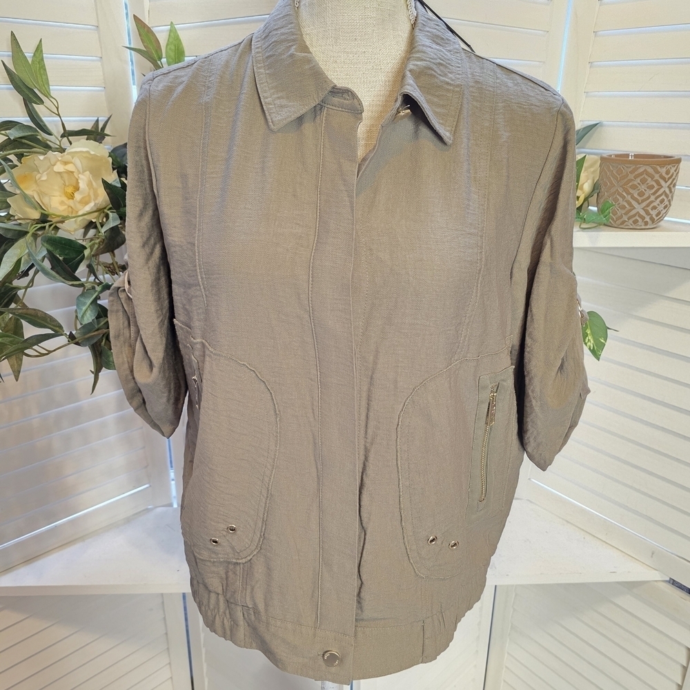 DKNY New Women's Green Jacket MED 1331